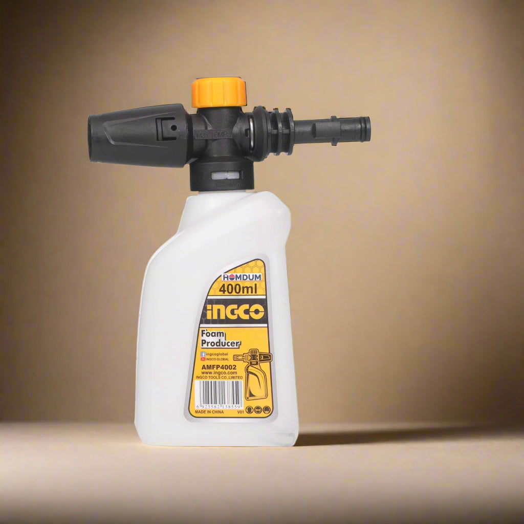 Ingco Cleaning Equipment Accessories Ingco 400ML Lance Bottle Foam Producer For Pressure Washer - AMFP4002