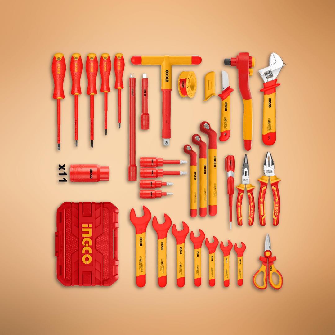 Ingco Tool Set Ingco 41 Pieces Insulated Tools Set - HKITH4101