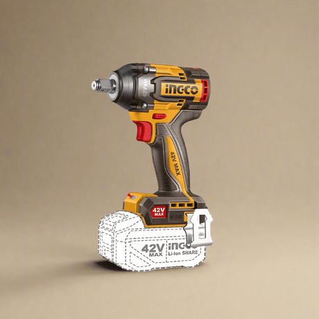 Ingco Impact Wrench & Driver Ingco 42V Lithium-Ion Cordless Impact Wrench - CIWLI42602