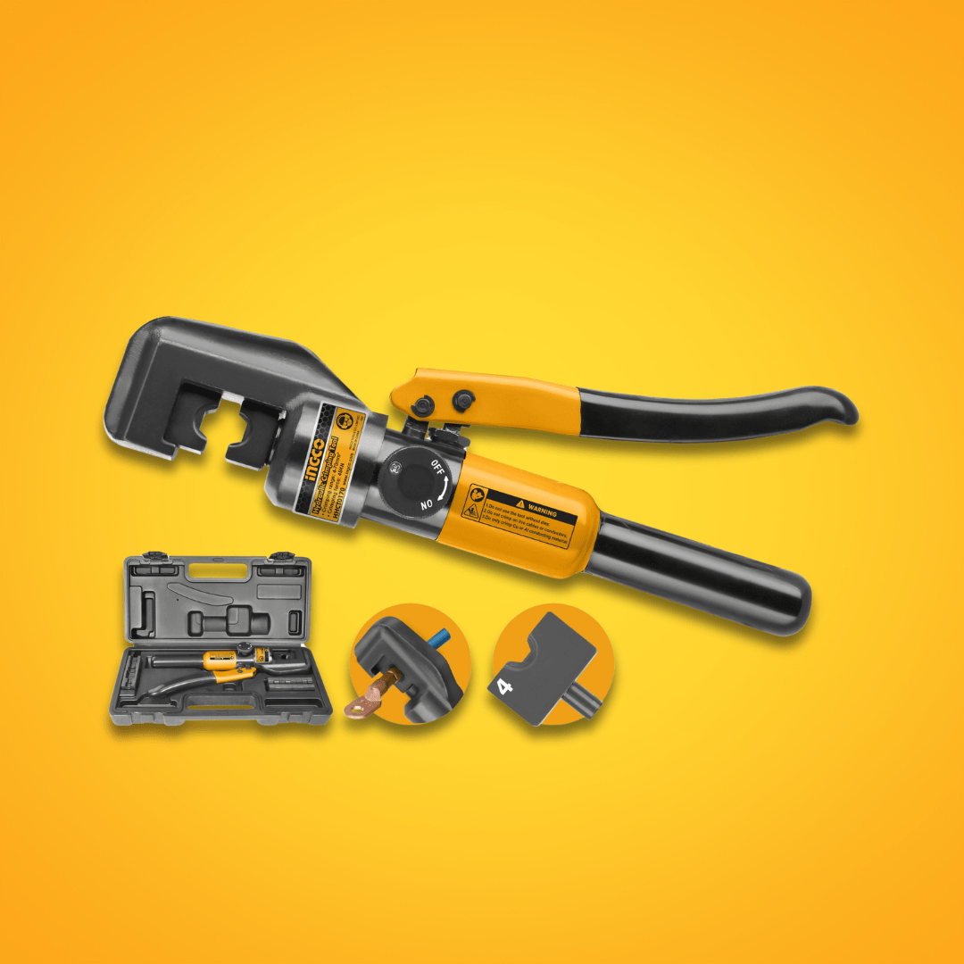 Ingco Specialty Power Tool Ingco 45KN Hydraulic Crimping Tool with Hexagon Crimping – HHCT0170