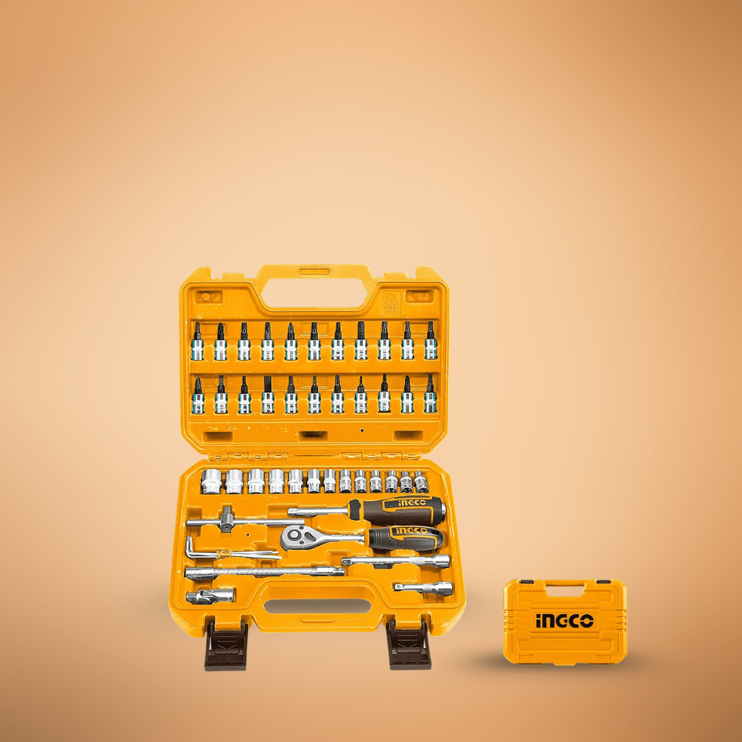 Ingco Wrenches Ingco 46 Pieces 1/4" Socket Wrench Set - HKTS14462