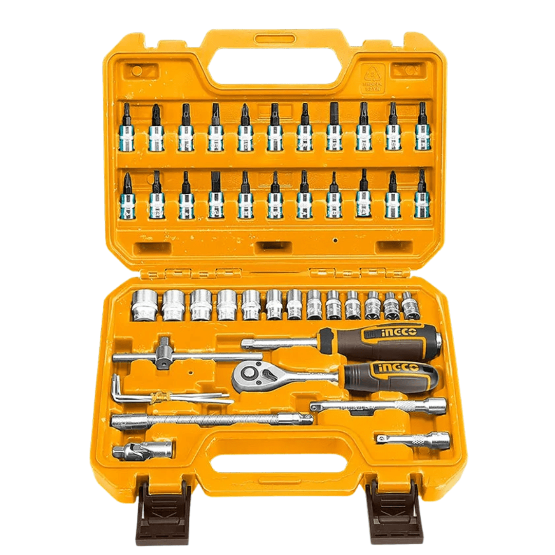 Ingco Wrenches Ingco 46 Pieces 1/4" Socket Wrench Set - HKTS14462