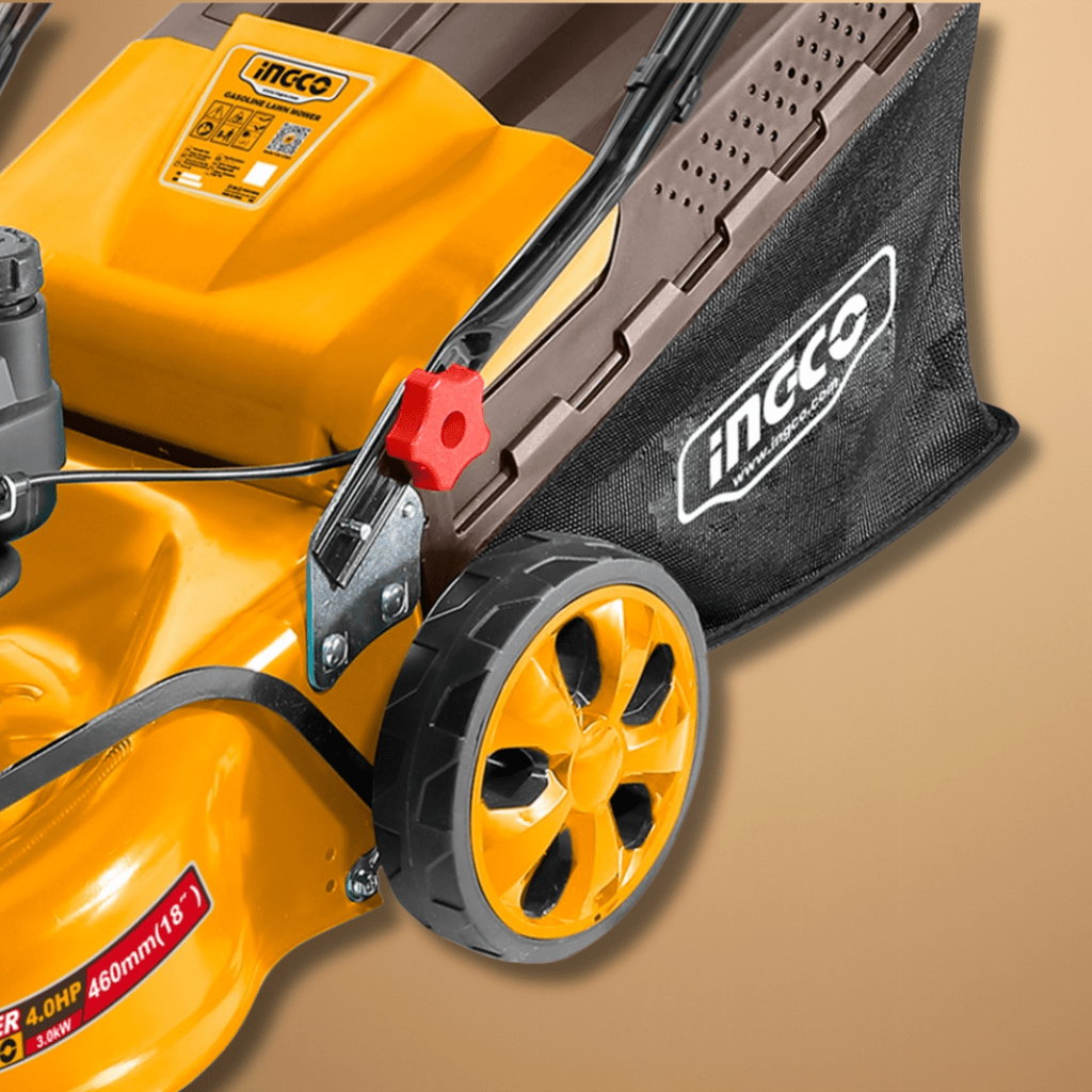 Ingco Lawn Mower Ingco 4HP Gasoline Lawn Mower with Self-Propelled System – GLM141182