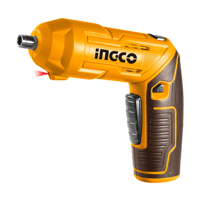 Ingco Powered Screwdriver Ingco 4V Lithium-Ion Cordless Screwdriver with Adjustable Handle – CSDLI04425