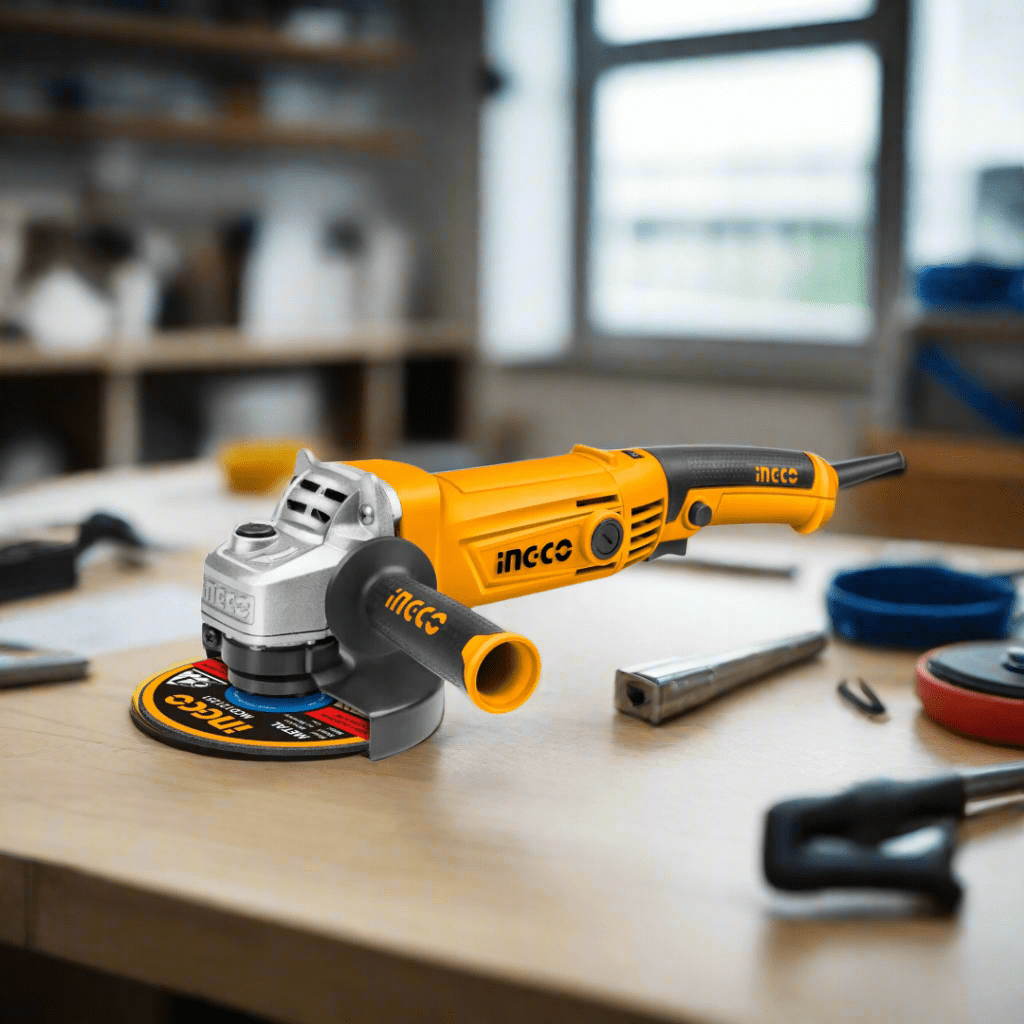 Ingco Grinder Ingco 5"/125mm Angle Grinder 1010W with Variable Speed - AG10108-5