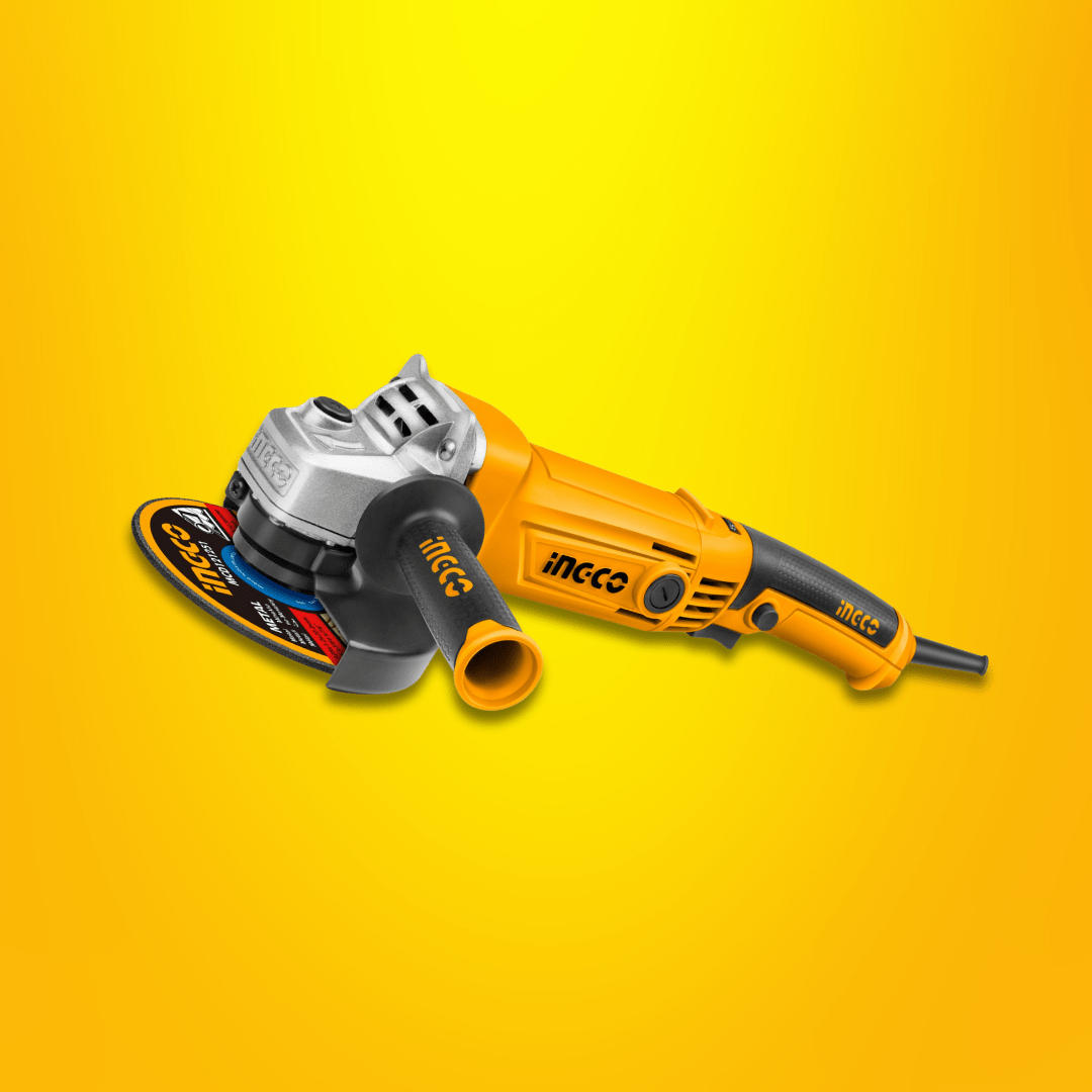 Ingco Grinder Ingco 5"/125mm Angle Grinder 1010W with Variable Speed - AG10108-5