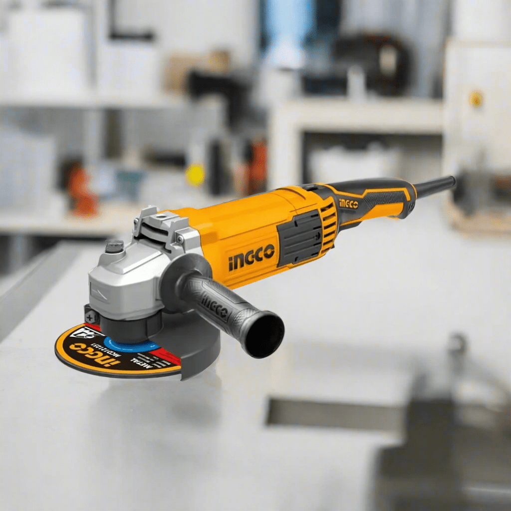 Ingco Grinder Ingco 5"/125mm Angle Grinder 1500W with Auxiliary Handle - AG150018