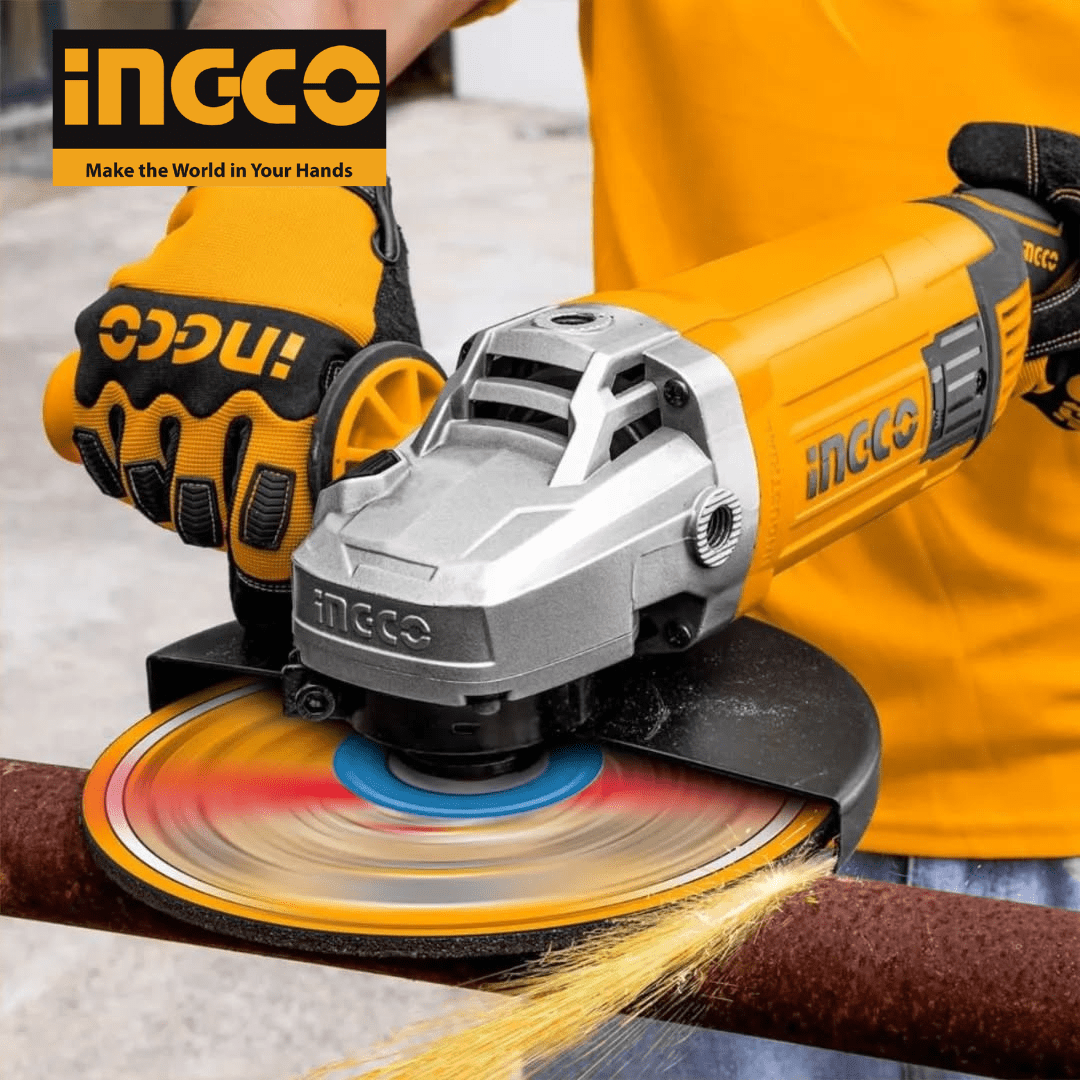 Ingco Grinder Ingco 5"/125mm Angle Grinder 1500W with Auxiliary Handle - AG150018
