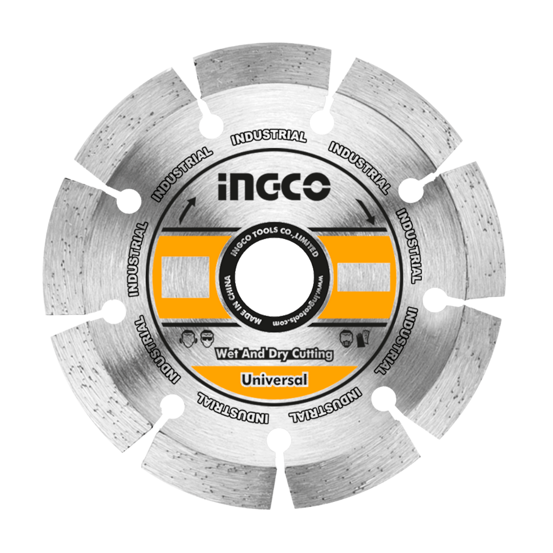 Ingco Grinding & Cutting Wheels Ingco 5" (125mm) Dry Diamond Disc with 7.5mm Blade Width – DMD011254