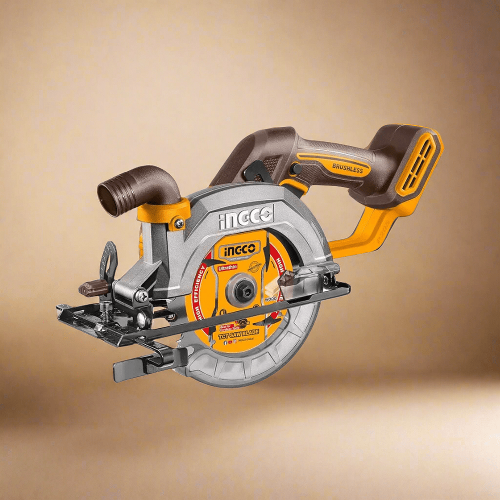 Ingco Circular Saw Ingco 5″ Cordless Lithium Ion Circular Saw 20V with Brushless Motor – CSLI1402