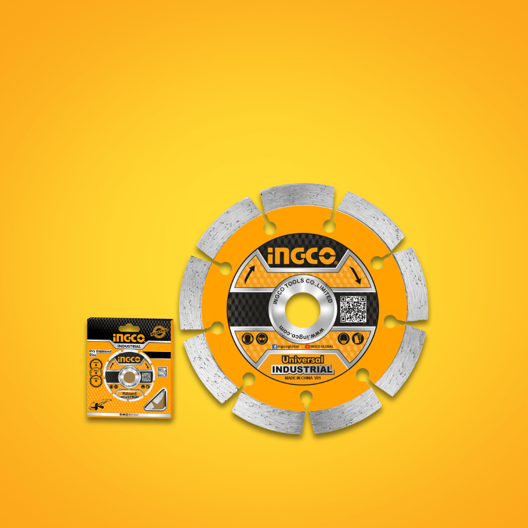Ingco Grinding & Cutting Wheels Ingco 5" Dry Diamond Cutting Disc 130 x 20mm – DMD011301