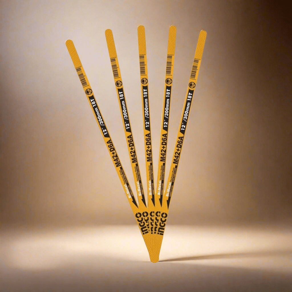 Ingco Hand Saws & Cutting Tools Ingco 5-Piece 12" Bi-Metal Hacksaw Blade 18T – HSBKT12185