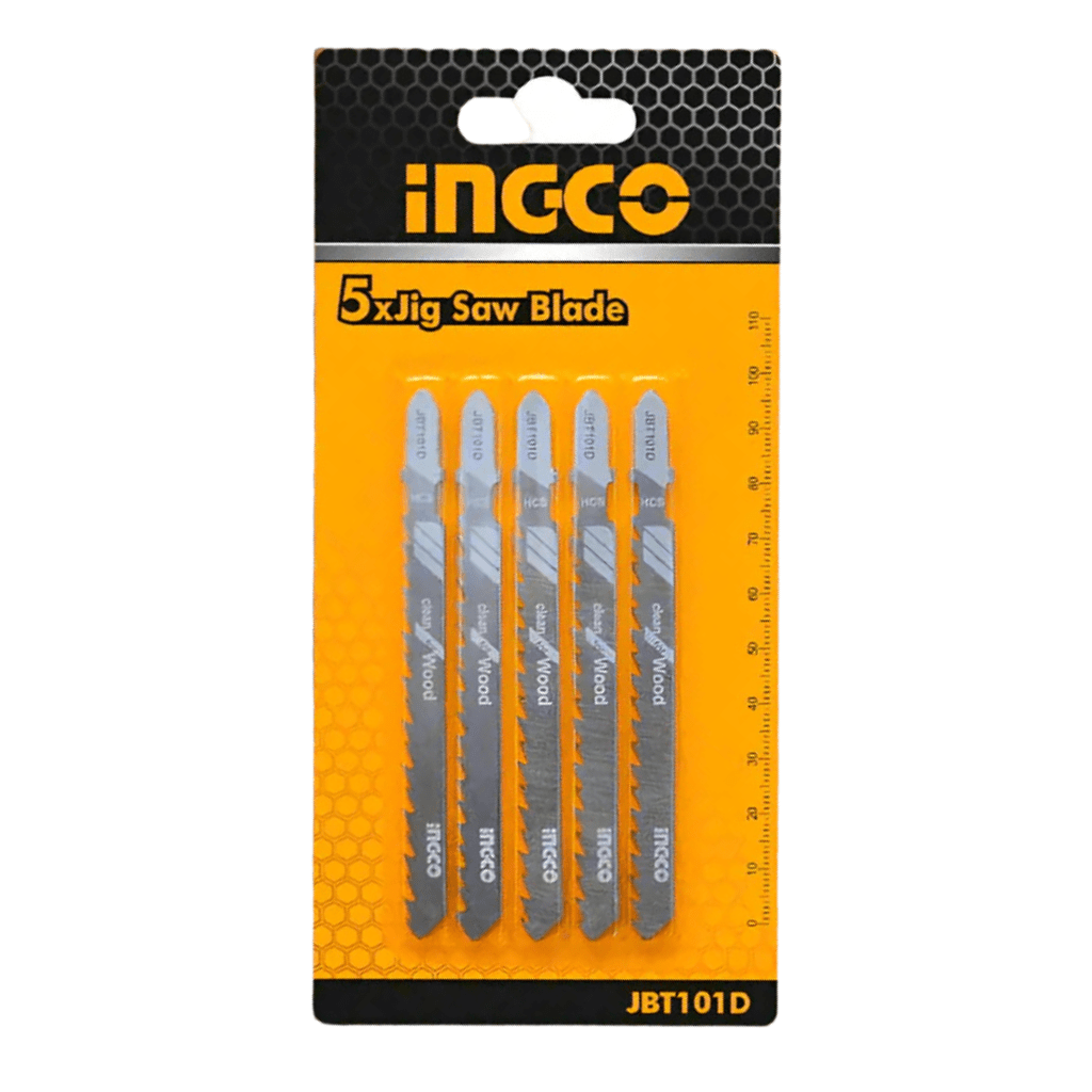 Ingco Saw Blades Ingco 5-Piece Jigsaw Blade Set for Wood – JSBT101D