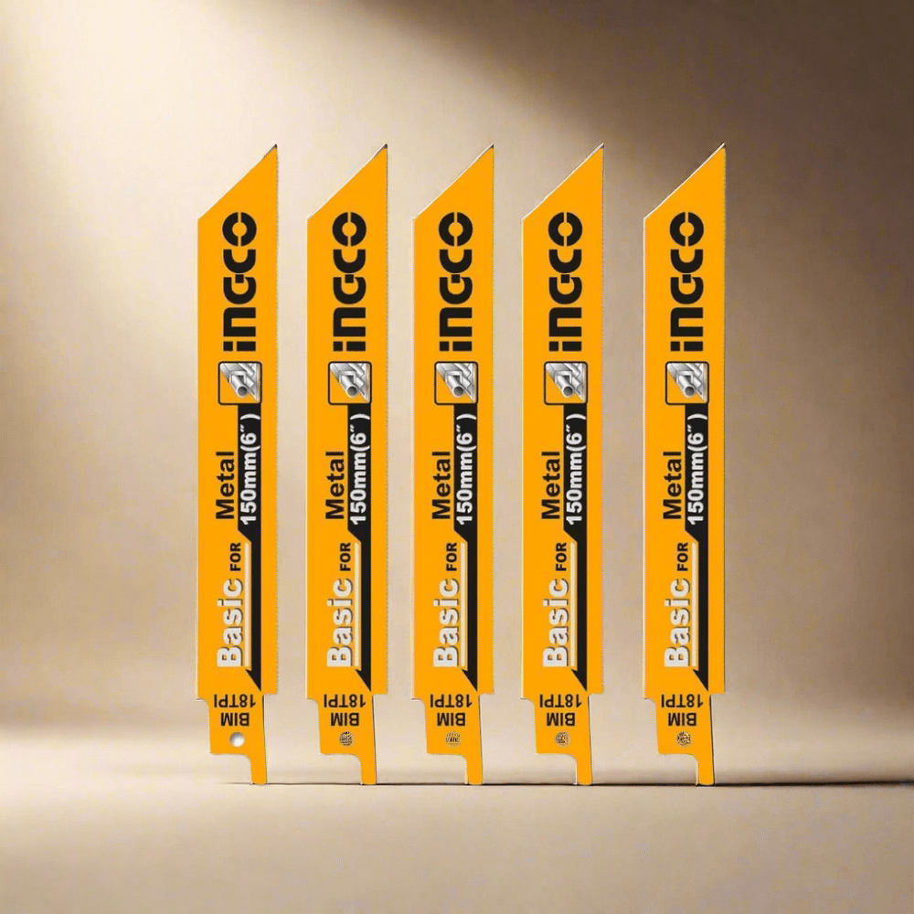 Ingco Saw Blades Ingco 5-Piece Reciprocating Saw Blade Set for Metal – RSB922EF