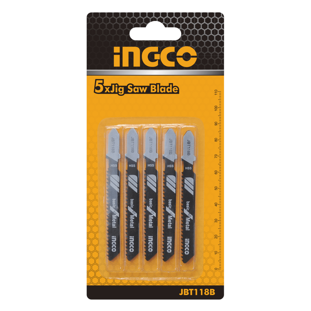 Ingco Saw Blades Ingco 5 Pieces Jigsaw Blade for Metal - JBT118B