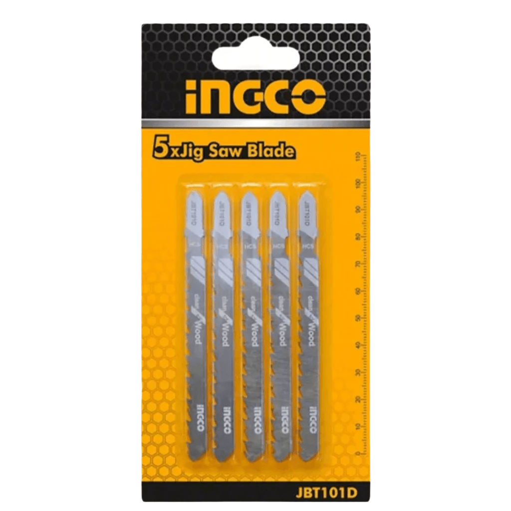 Ingco Saw Blades Ingco 5 Pieces Jigsaw Blade for Wood - JBT101D