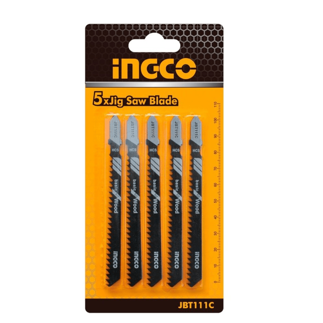 Ingco Saw Blades Ingco 5 Pieces Jigsaw Blade for Wood - JBT111C