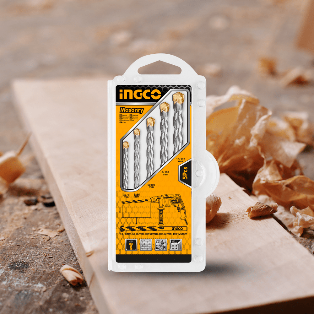 Ingco Drill Bits Ingco 5 Pieces Masonry Drill Bit Set - AKDB3055