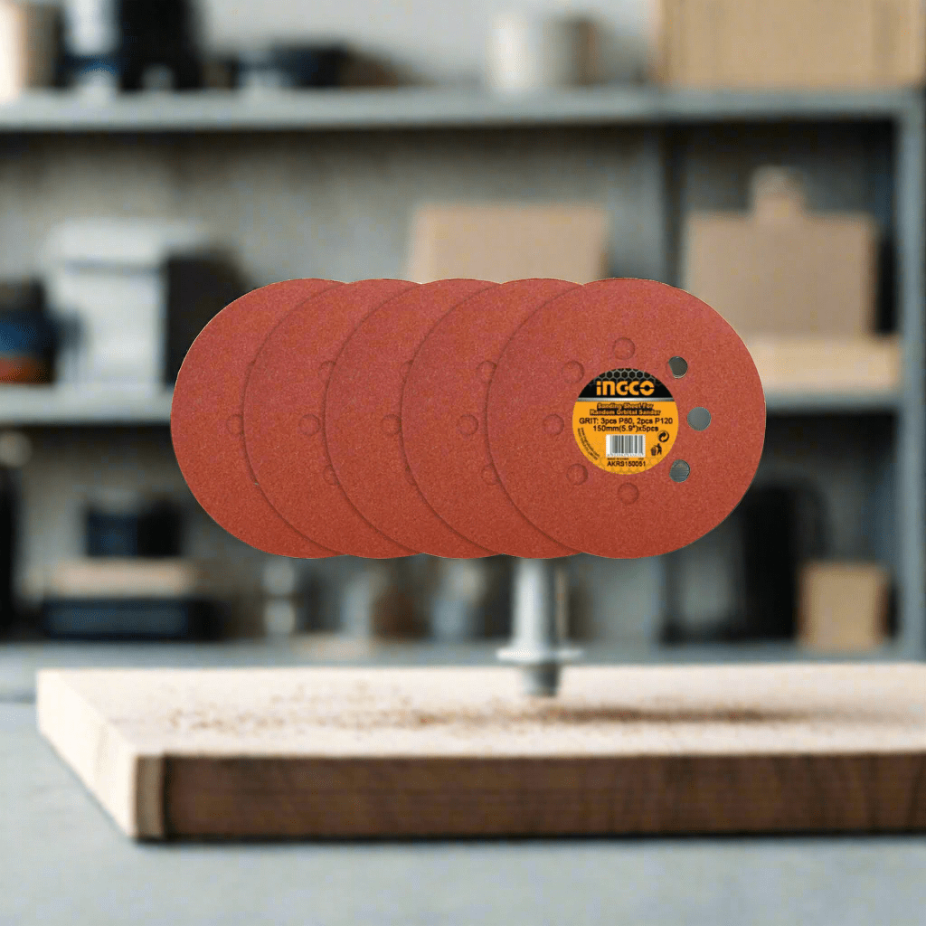 Ingco Sander Ingco 5 Pieces Sanding Sheet Set 150mm - AKRS150051