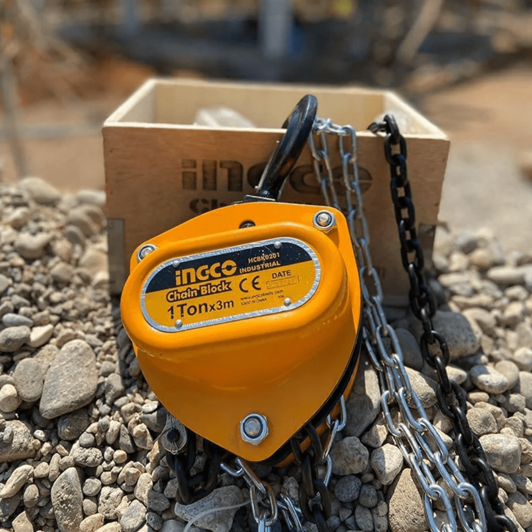 Ingco Hanging Tools Ingco 5 Ton x 3m Chain Block - HCBK0205