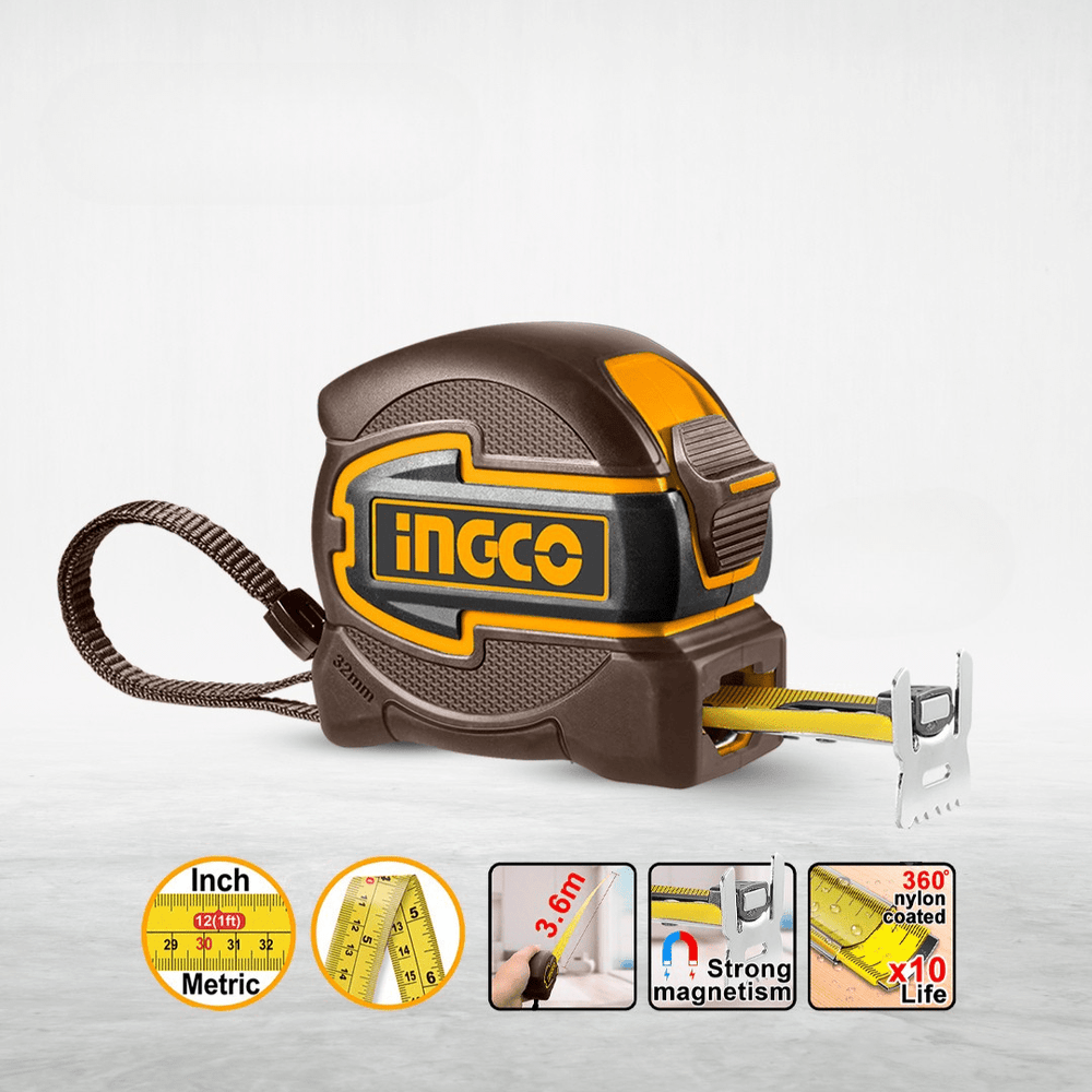 Ingco Tape Measure Ingco 5 x 32mm Steel Measuring Tape - HSMT80532