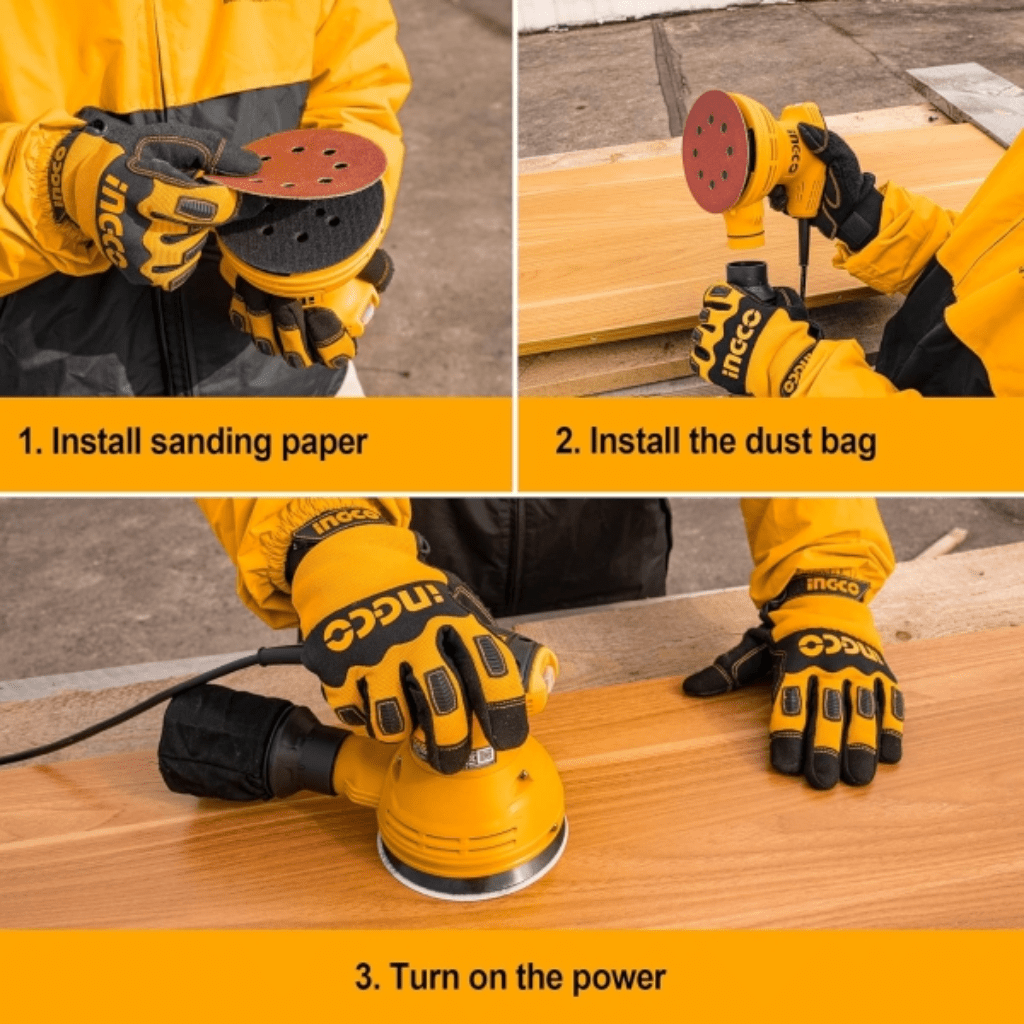 Ingco Sander Ingco 50-Piece Sanding Sheet Set 150mm - AKRS1500511