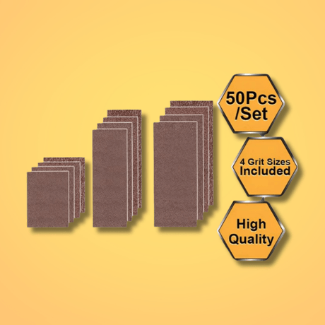 Ingco Sander Ingco 50-Piece Sanding Sheet Set 90x231mm – AKFS2401012