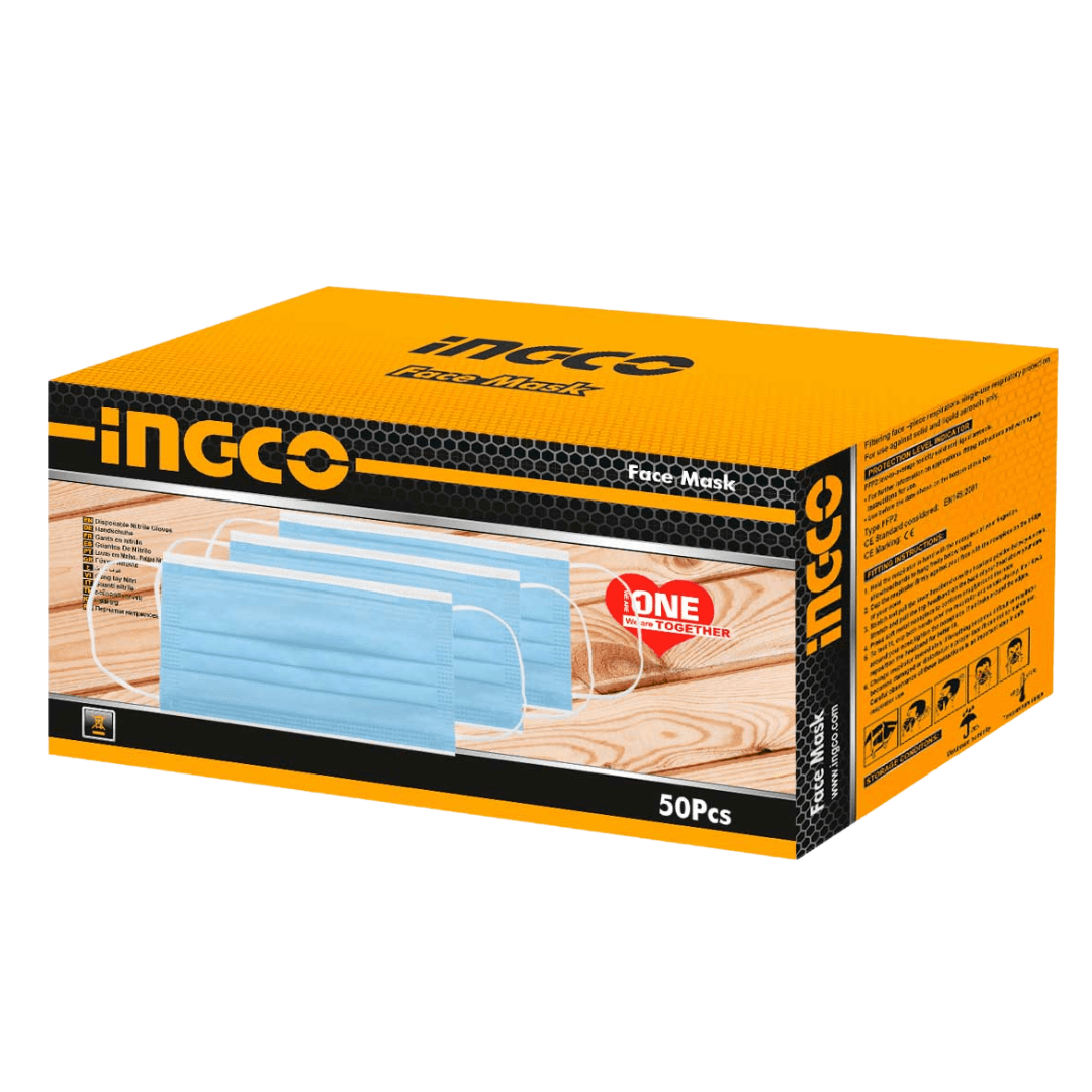 Ingco Dust Masks & Respirators Ingco 50 Pieces Non-Medical Nose Masks - HDM31
