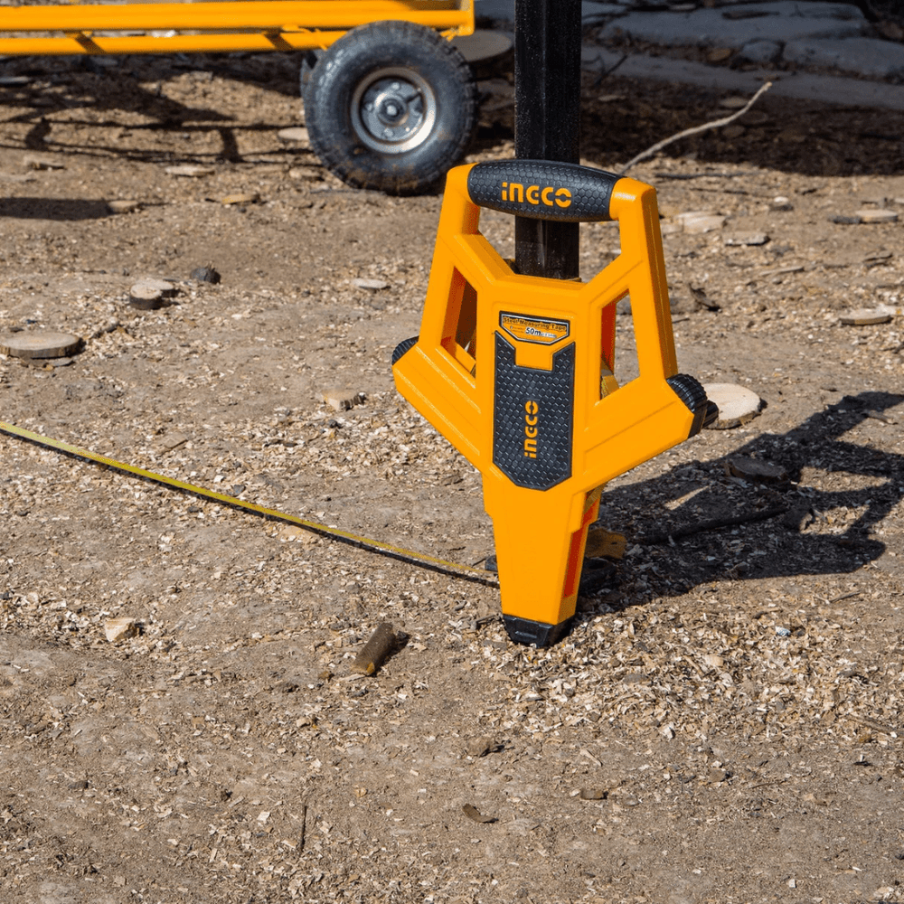 Ingco Tape Measure Ingco 50m x 12.5mm Fiber Glass Measuring Tape | Metric & Inch - HFMT8250