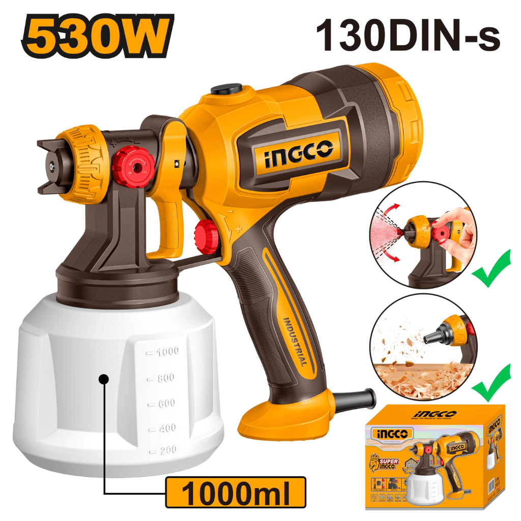 Ingco Spray Gun Ingco 530W Electric Spray Gun - SPG4506