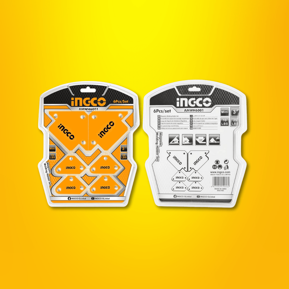 Ingco Welding Machine & Accessories Ingco 6-Piece Magnetic Welding Holder Set - AMWH6001