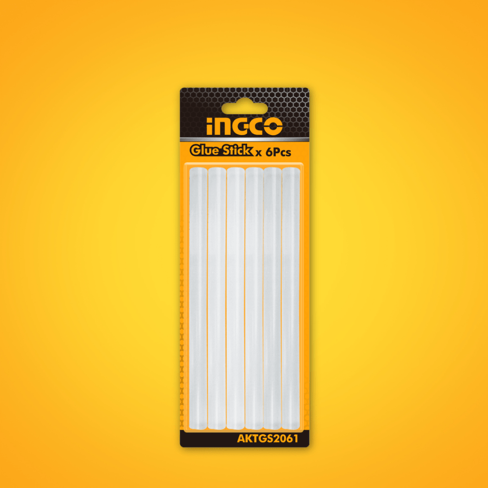 Ingco Glue Sticks Ingco 6-Pieces Glue Gun Stick 11.2mm x 20cm  - AKTGS2061
