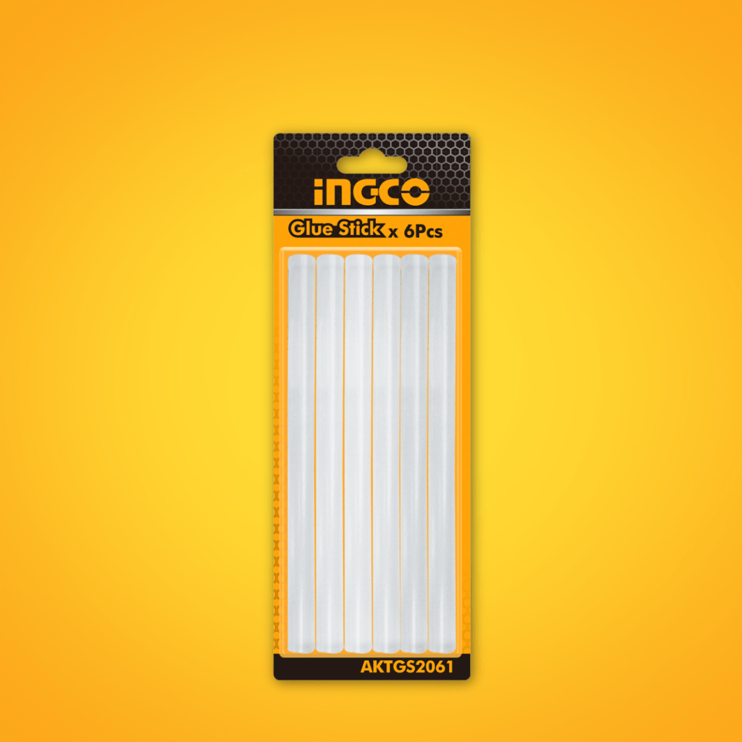 Ingco Glue Sticks Ingco 6-Pieces Glue Gun Stick 11.2mm x 20cm  - AKTGS2061