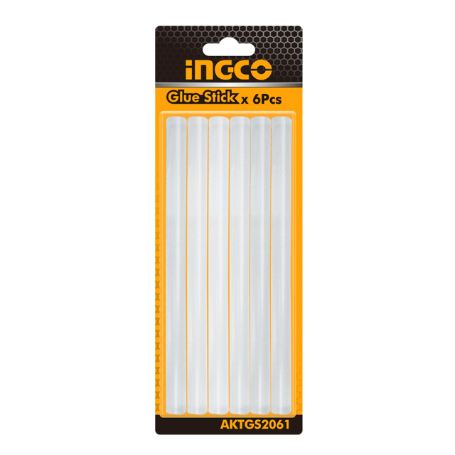 Ingco Glue Sticks Ingco 6-Pieces Glue Gun Stick 11.2mm x 20cm  - AKTGS2061