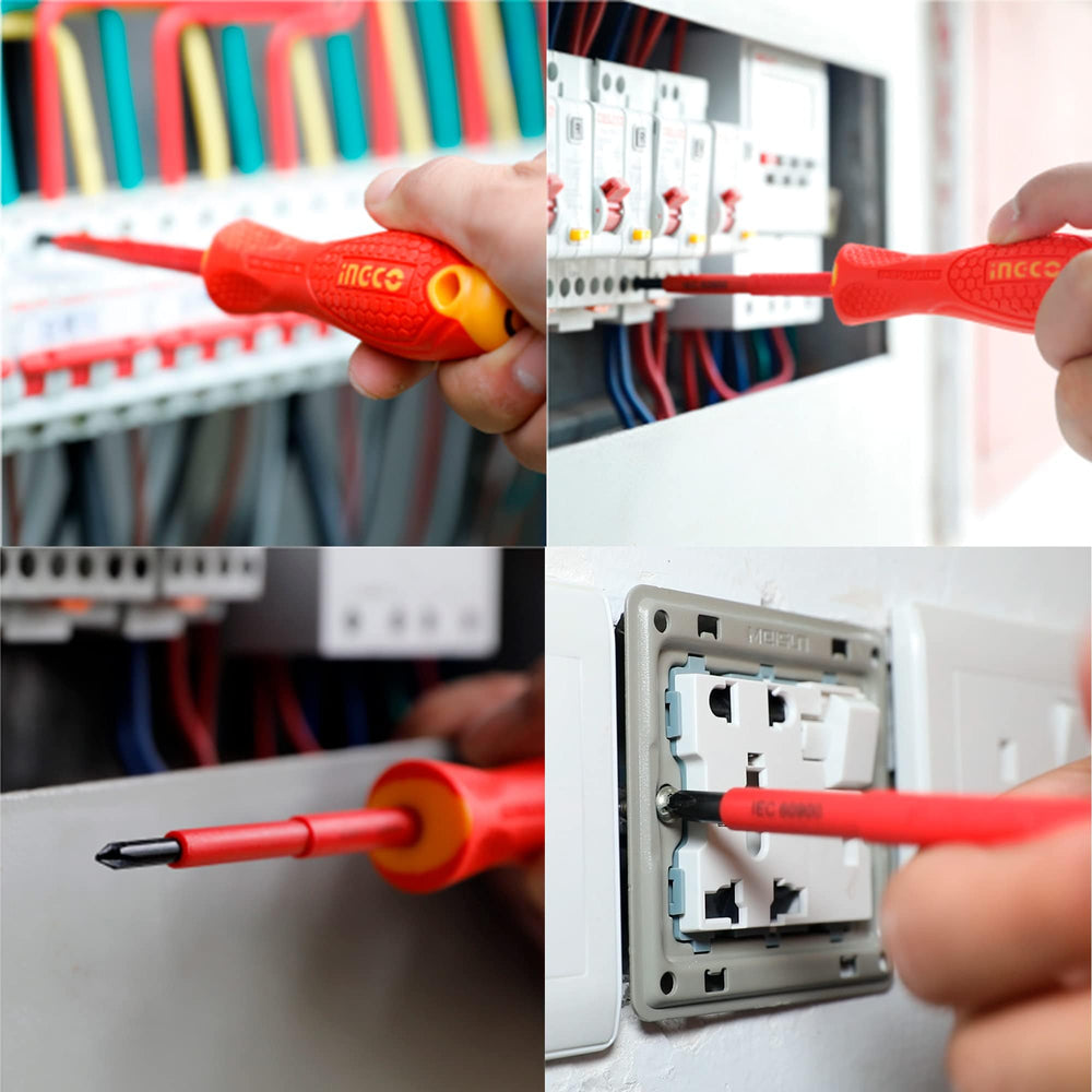 Ingco Screwdrivers Ingco 6 Pieces Insulated Screwdriver Set - HKISD0608