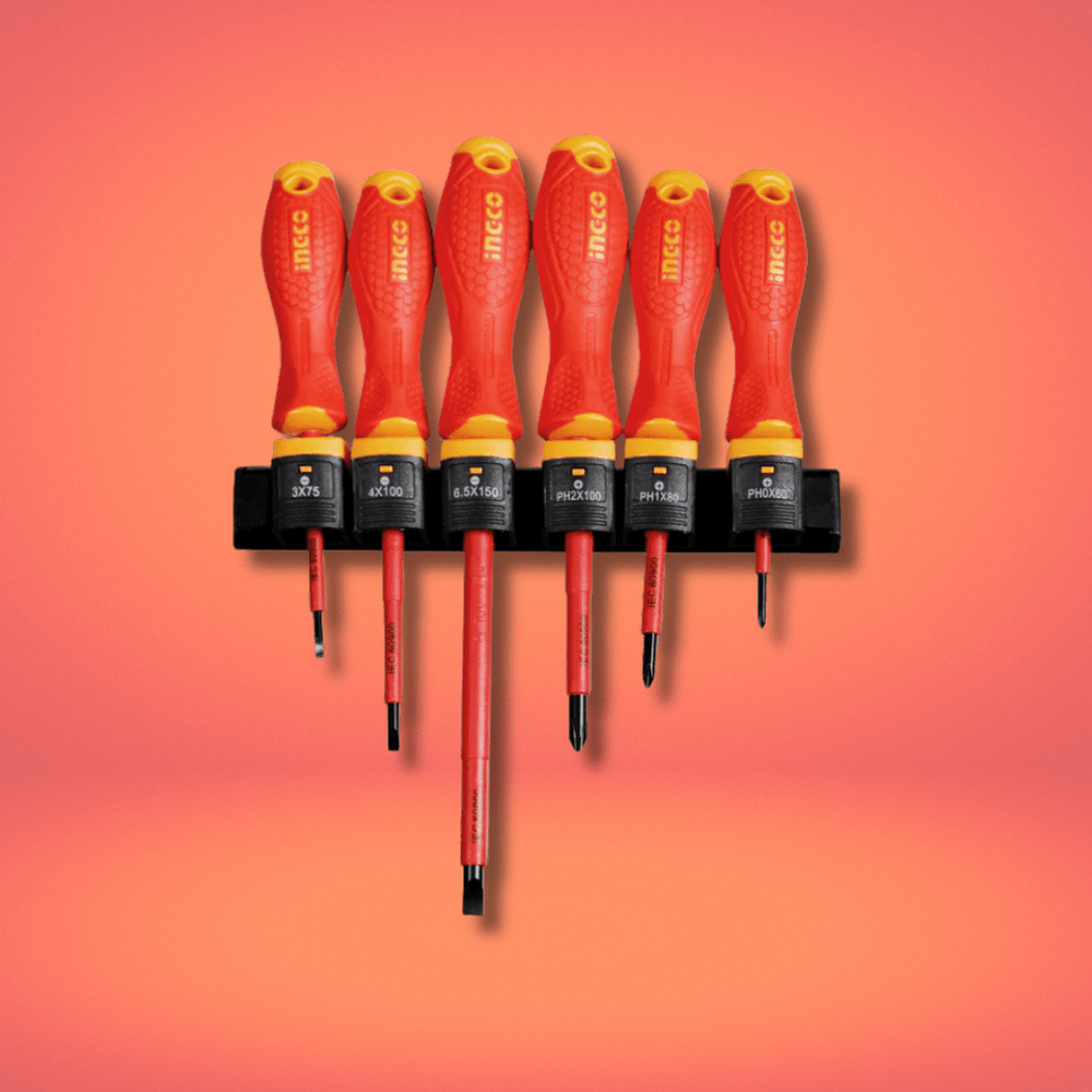 Ingco Screwdrivers Ingco 6 Pieces Insulated Screwdriver Set - HKISD0608