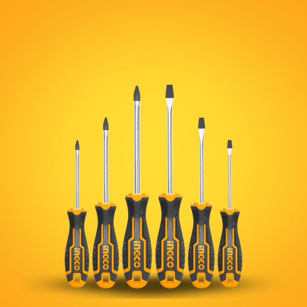 Ingco Screwdrivers Ingco 6 Pieces Screwdriver Set - HKSD0628