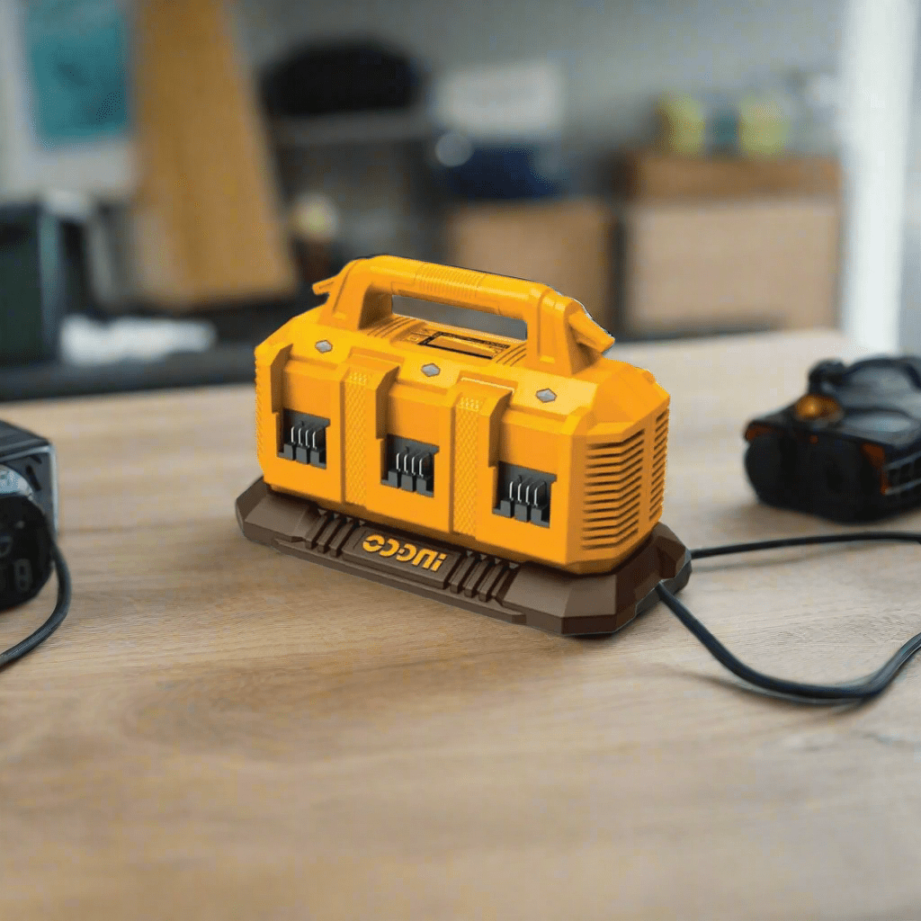 Ingco Batteries & Chargers Ingco 6-Port 20V 4.0Ah Lithium-Ion Battery Charger – FCLI2064