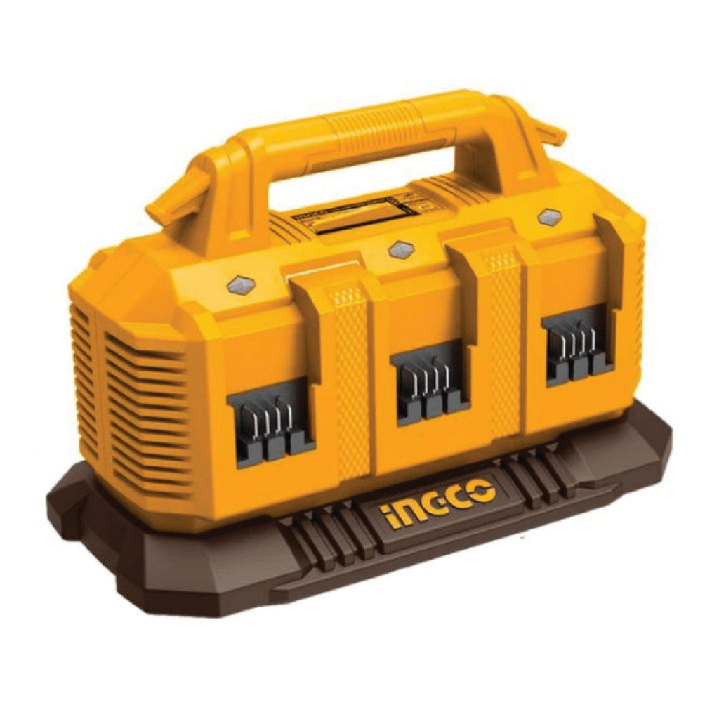 Ingco Batteries & Chargers Ingco 6-Port 20V 4.0Ah Lithium-Ion Battery Charger – FCLI2064