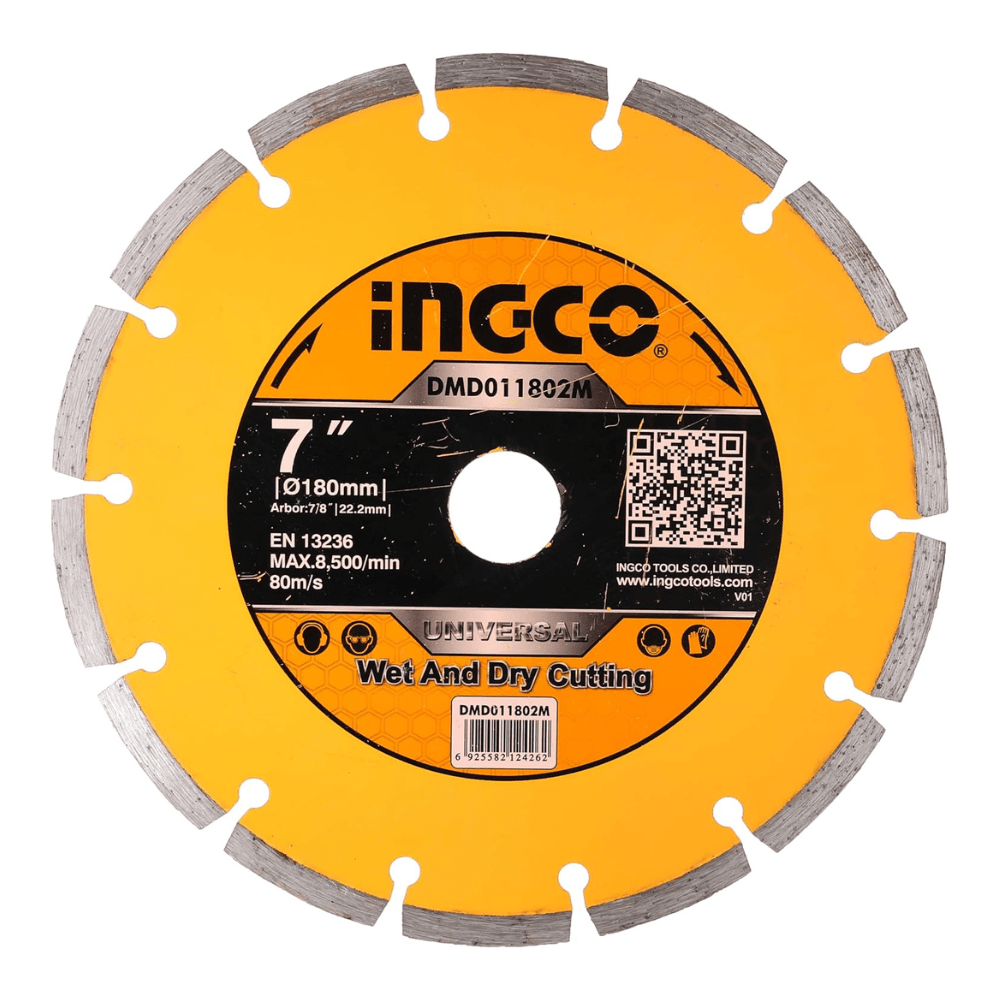 Ingco Grinding & Cutting Wheels Ingco 7 “ x 22.2mm Dry Brick Cutting Disc - DMD011802M