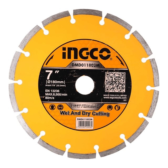 Ingco Grinding & Cutting Wheels Ingco 7 “ x 22.2mm Dry Brick Cutting Disc - DMD011802M