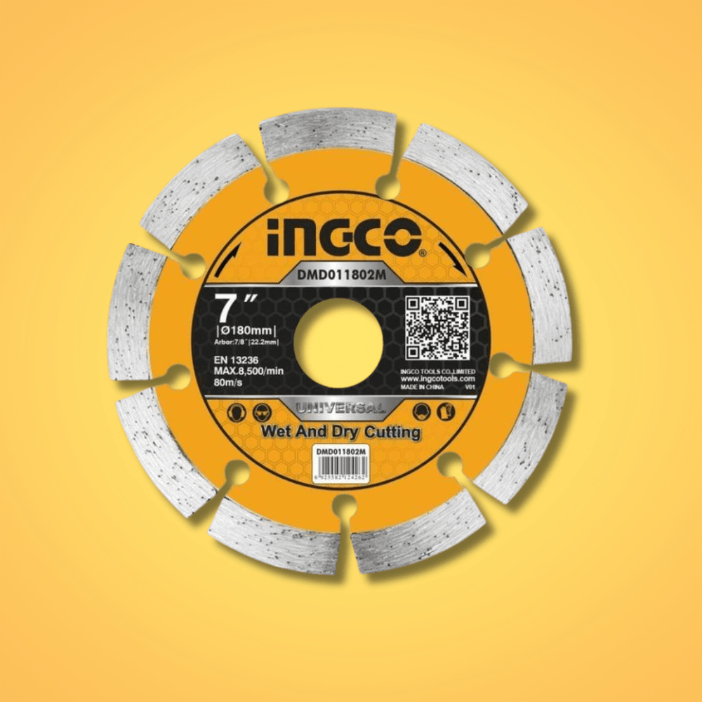 Ingco Grinding & Cutting Wheels Ingco 7 “ x 22.2mm Dry Brick Cutting Disc - DMD011802M