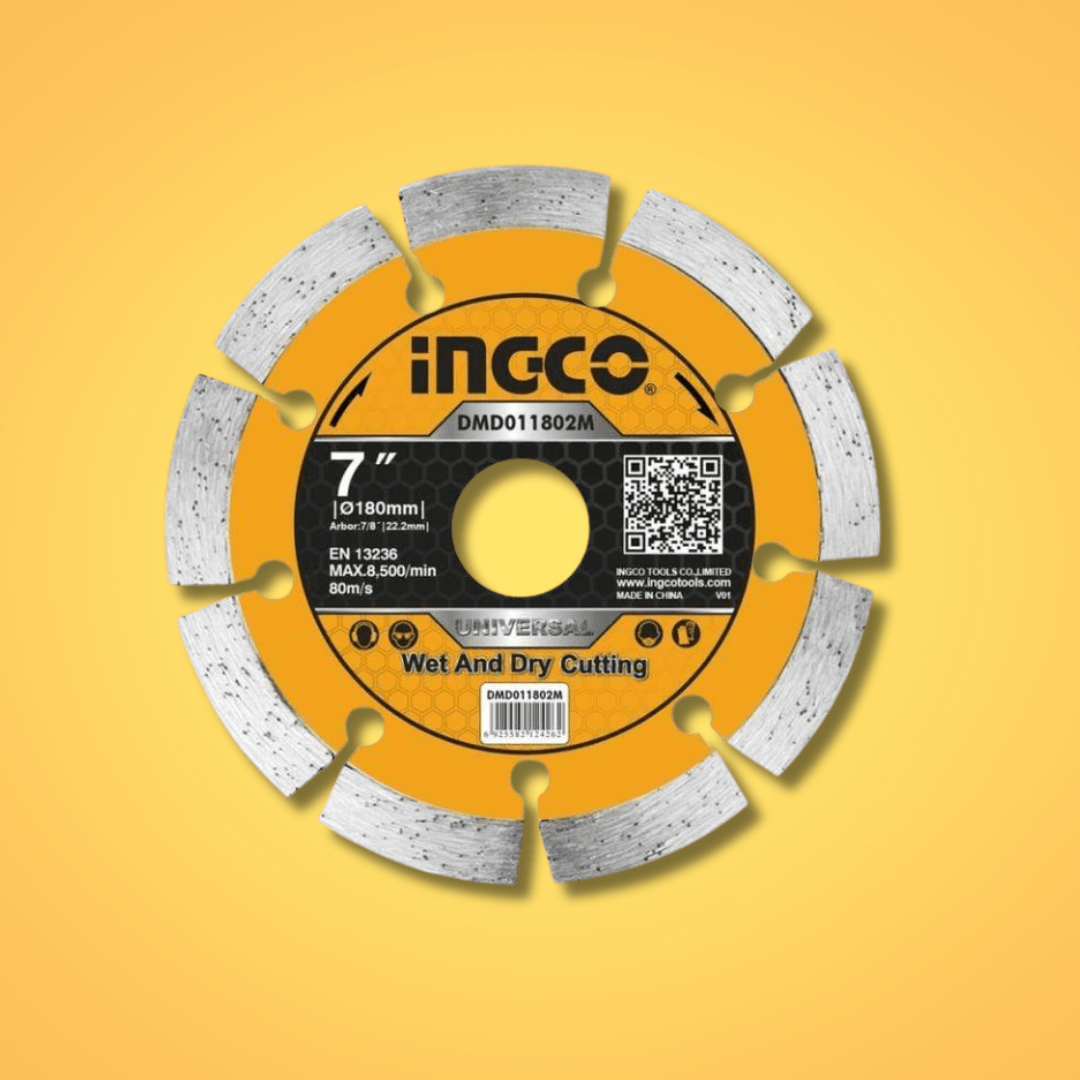 Ingco Grinding & Cutting Wheels Ingco 7 “ x 22.2mm Dry Brick Cutting Disc - DMD011802M