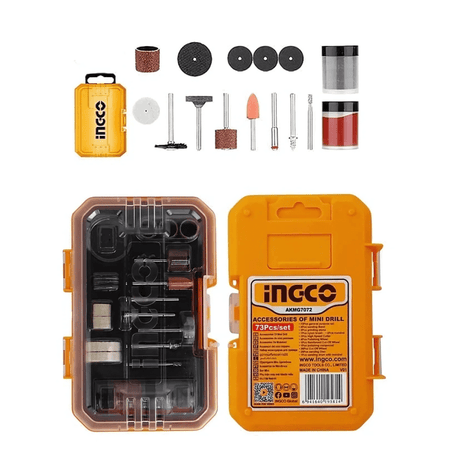 Ingco Oscillating Tool Accessories Ingco 73-Piece Accessories for Mini Die Grinder – AKMG7072