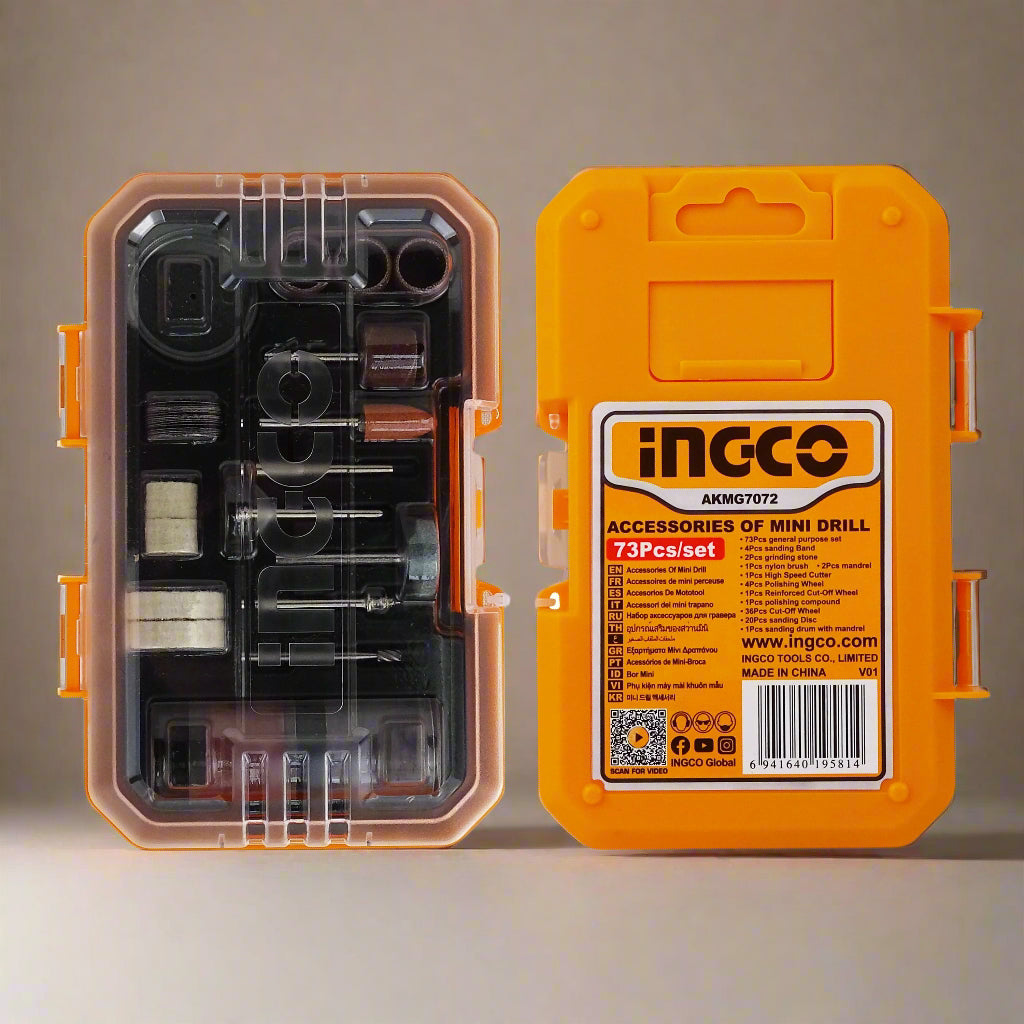 Ingco Oscillating Tool Accessories Ingco 73 Pieces Accessories for Mini Die Grinder - AKMG7072