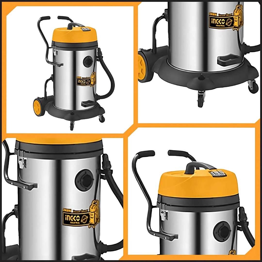 Ingco Steam & Vacuum Cleaner Ingco 75L Wet & Dry Industrial Vacuum Cleaner 2400W – VC24751