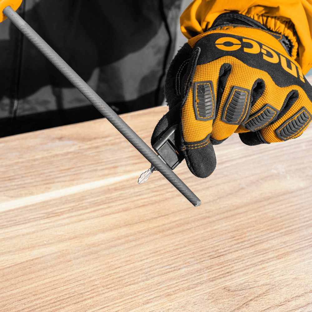 Ingco Chisels Files Planes & Punches Ingco 8" 3-Piece Steel File Set – HKTFS1308