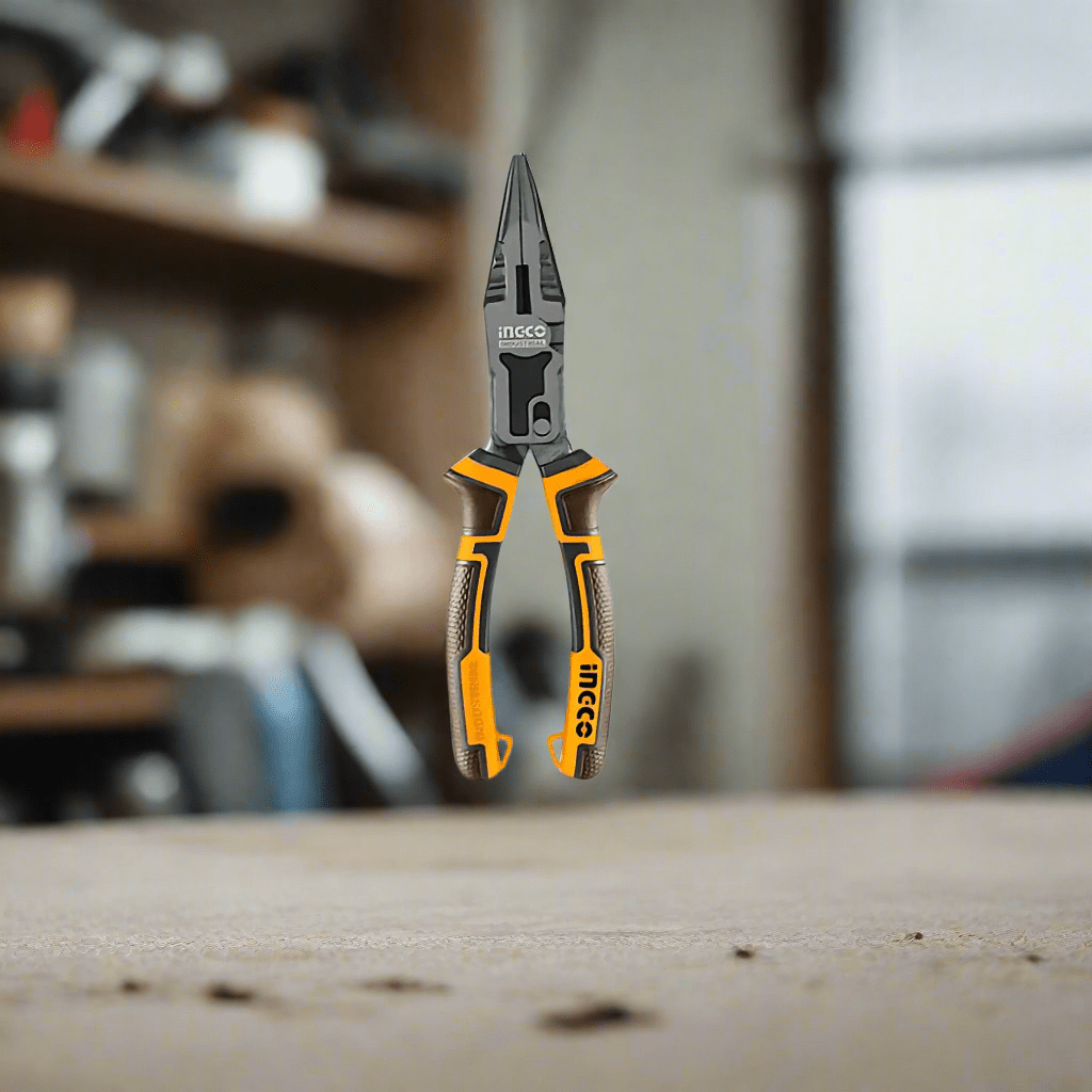 Ingco Pliers Ingco 8.5" Compound Action Long Nose Plier with Spanner Function – HCLNP58200