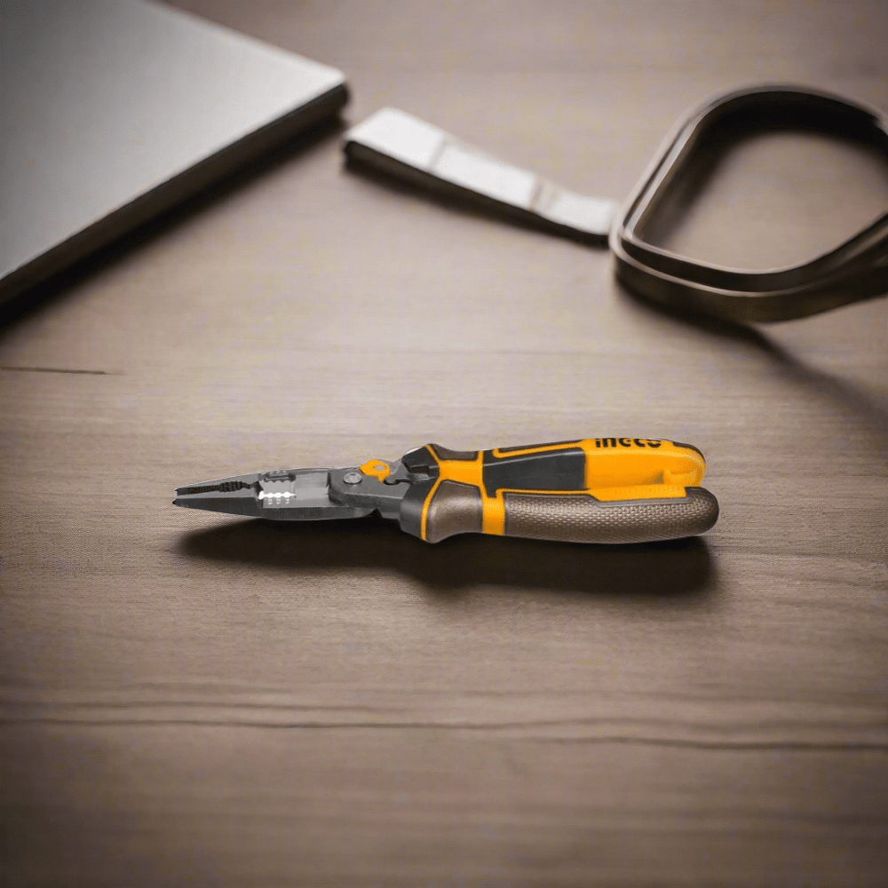 Ingco Pliers Ingco 8" 6-in-1 Multi-Function Long Nose Plier – HMFLNP28200