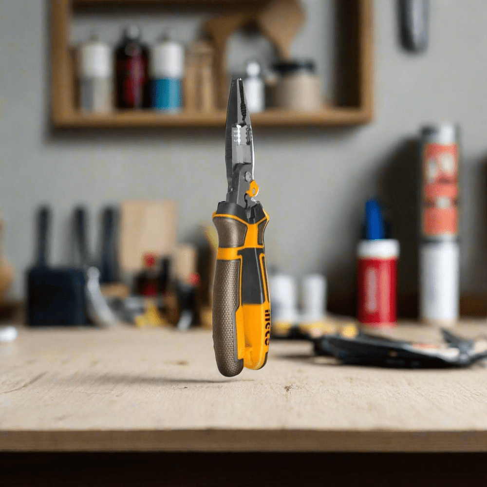 Ingco Pliers Ingco 8" 6-in-1 Multi-Function Long Nose Plier – HMFLNP28200